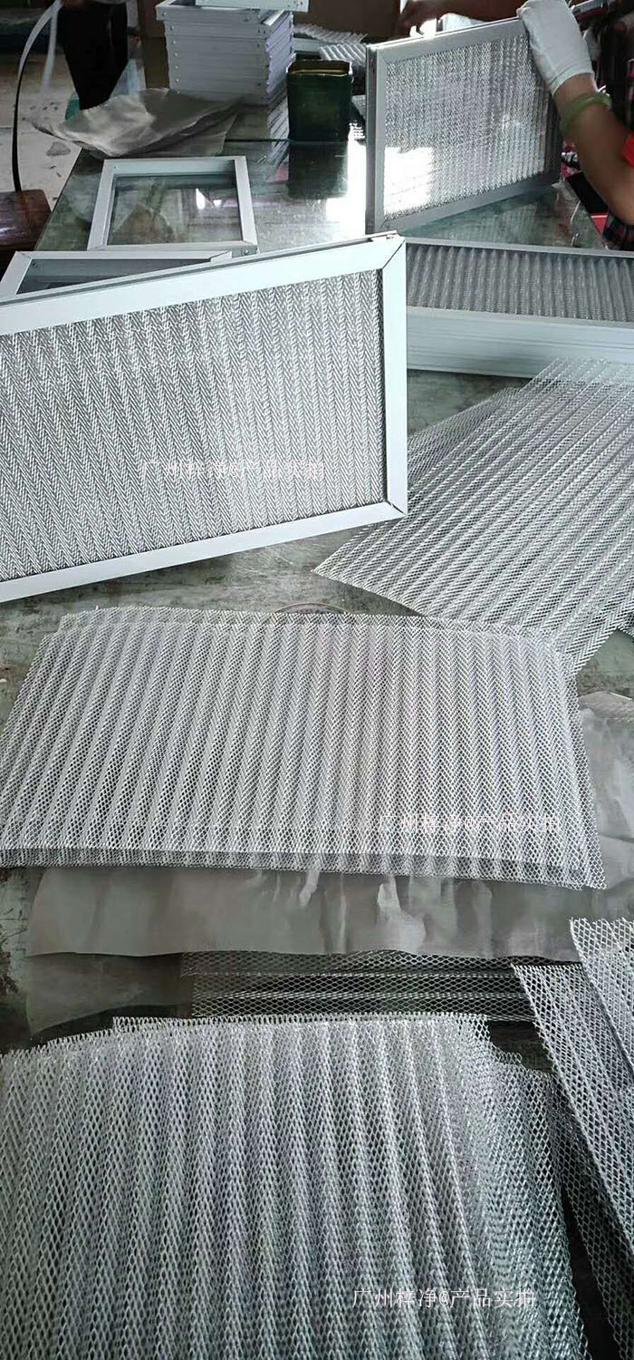 金屬網過濾器|金屬孔網初效過濾器